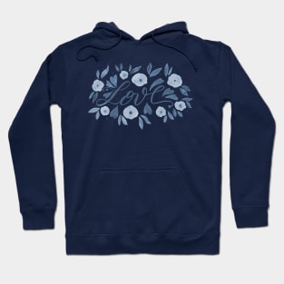 Love and flowers - grey Hoodie